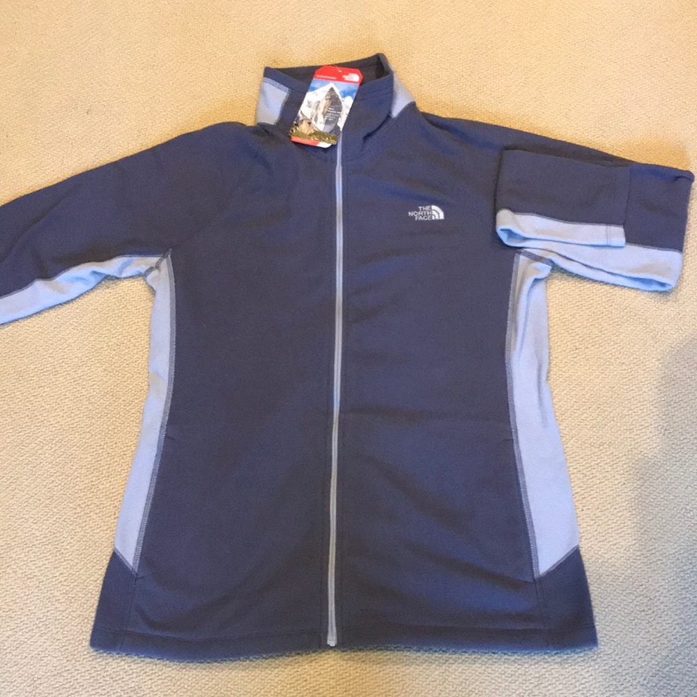 NWT North Face Fleece Zip Up, Size M